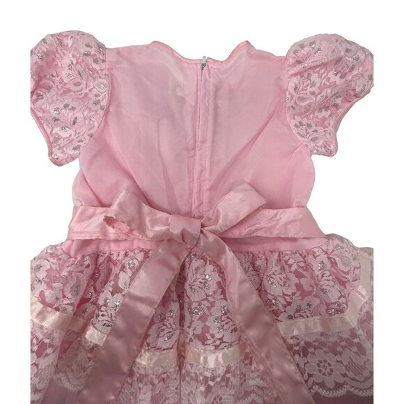 Toddler Girl's - Adorable Party Dresses in Pink, Purple, and White Floral, Size - Picture 5 of 16